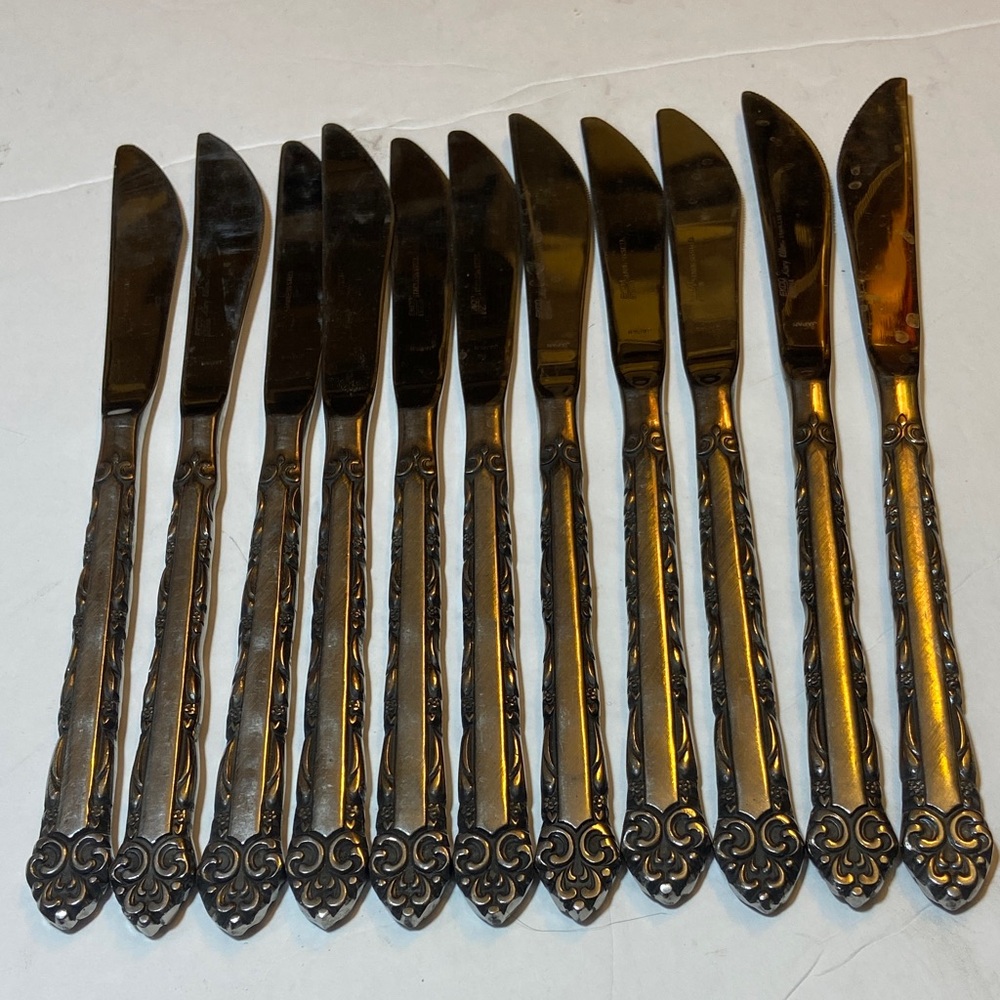 EKCO Eterna 11pcs Stainless Steel Dining Knives Set Japan